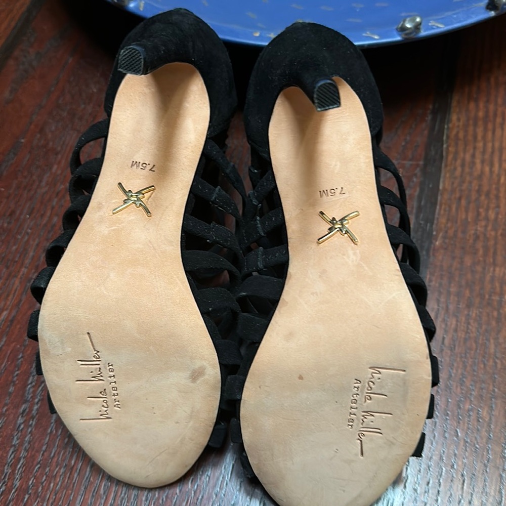 Nicolle Miller strap high heel.